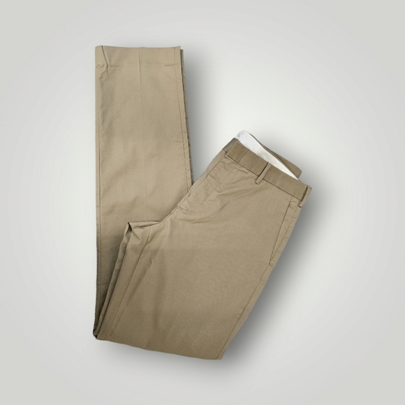 J. CREW Pants Mens 34x36 Brown Ludlow Slim‎ 3XDRY Chino New - Picture 1 of 11